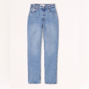 Abercrombie Curve Love Ultra High Rise 90s Straight Jean 26/L